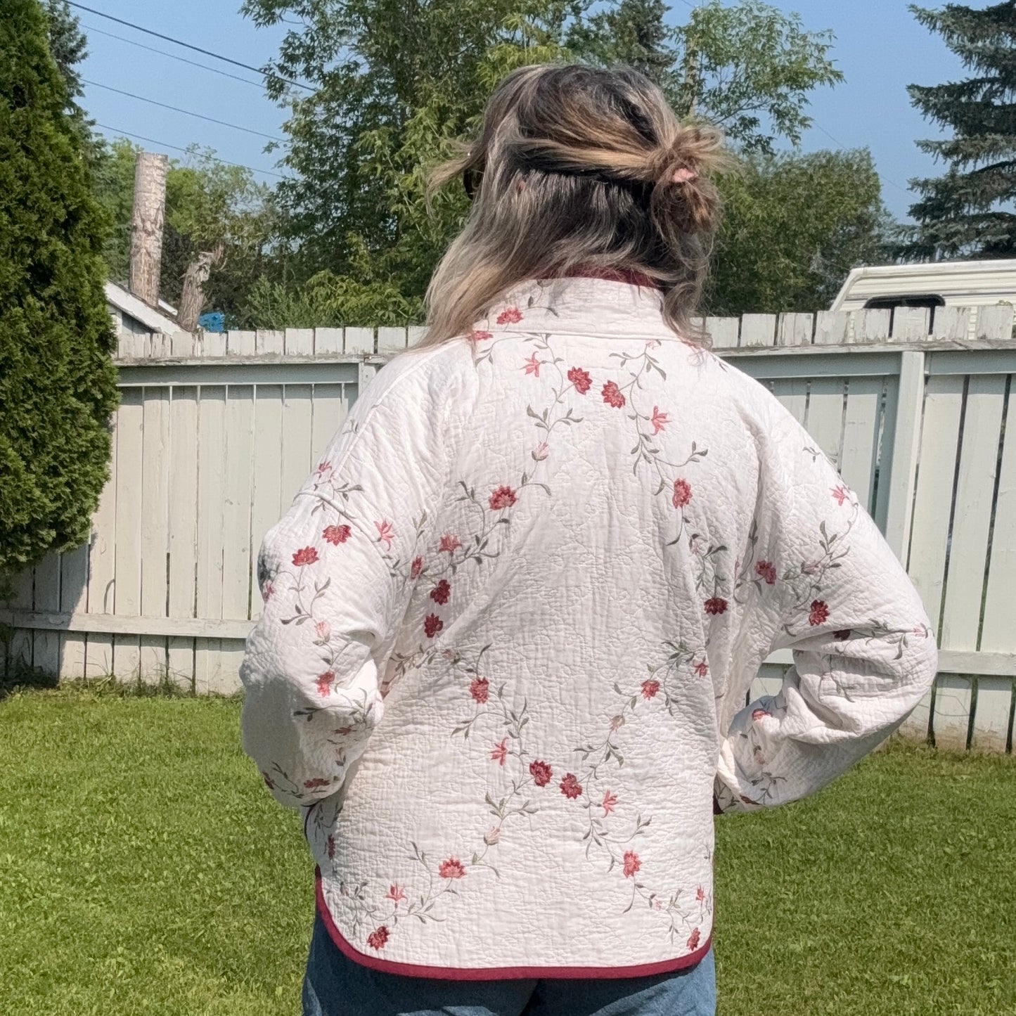 Burgundy Vine Jacket - Size Large