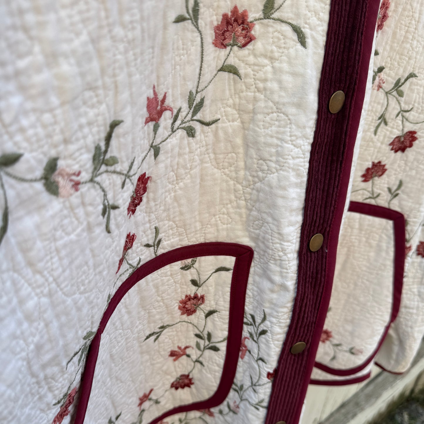 Burgundy Vine Jacket - Size Large