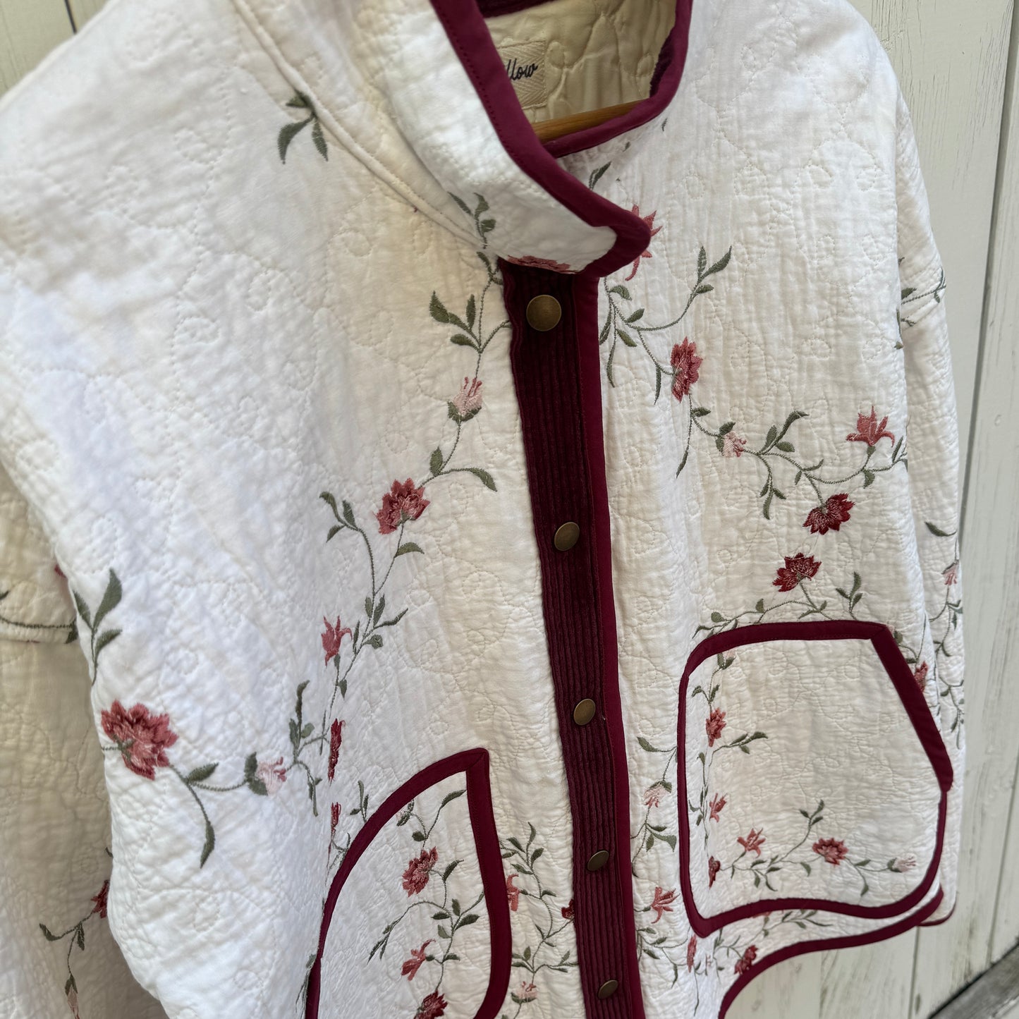 Burgundy Vine Jacket - Size Large