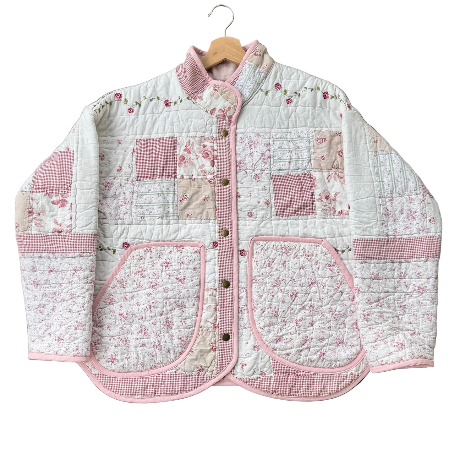 Patchwork Rose Jacket - Size Medium