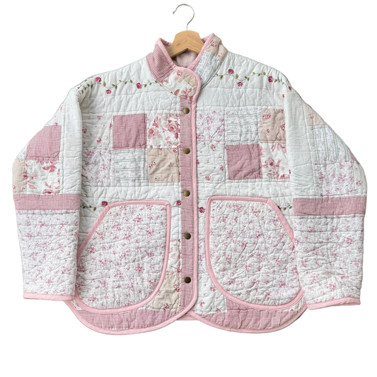 Patchwork Rose Jacket - Size Medium