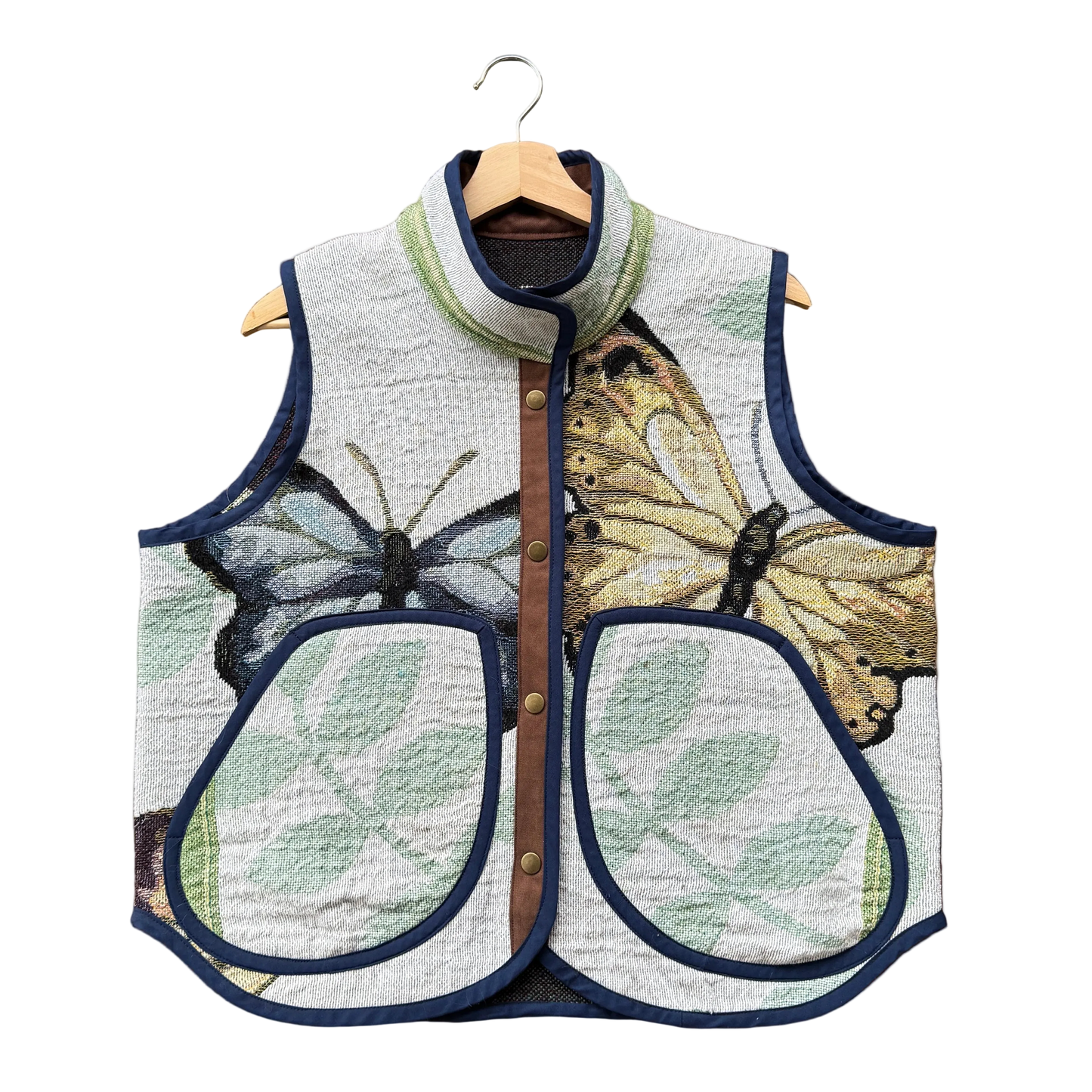 Butterfly Tapestry Vest - Size Medium