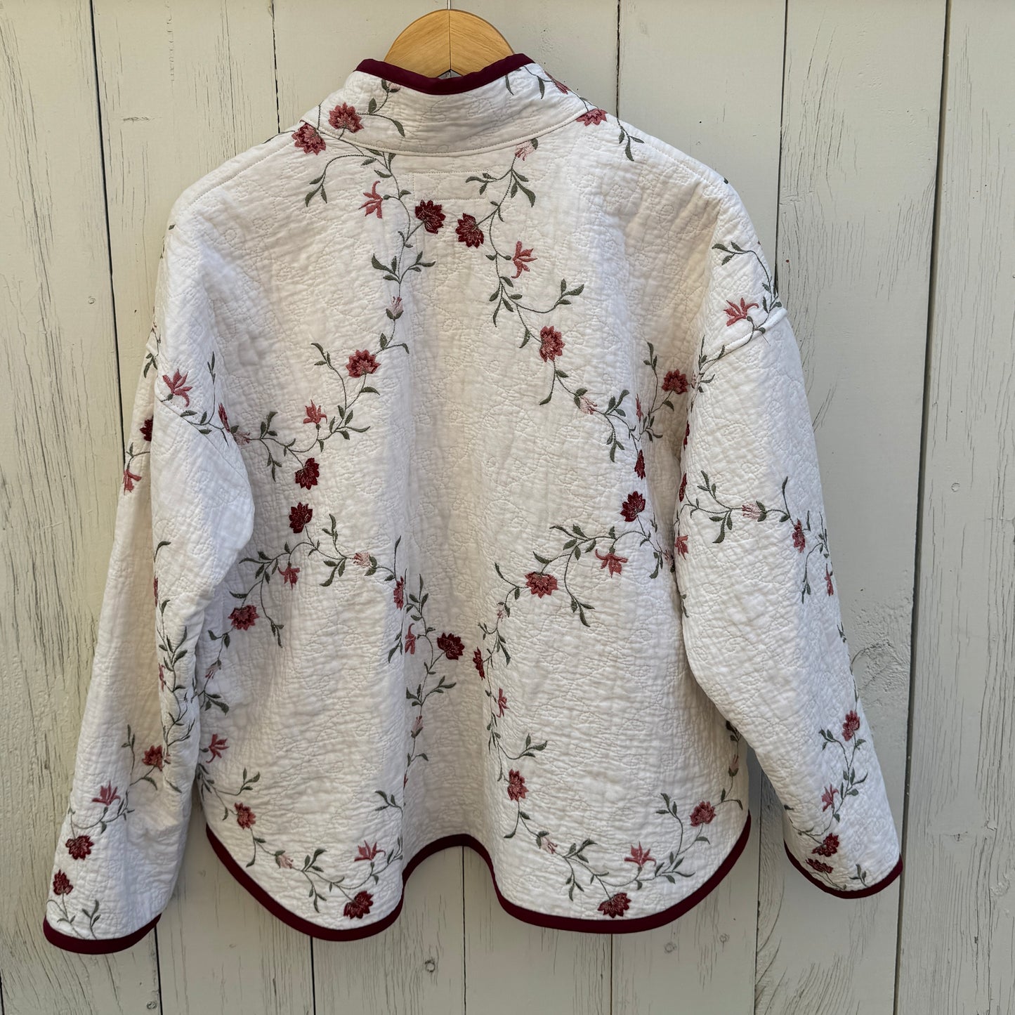 Burgundy Vine Jacket - Size Large