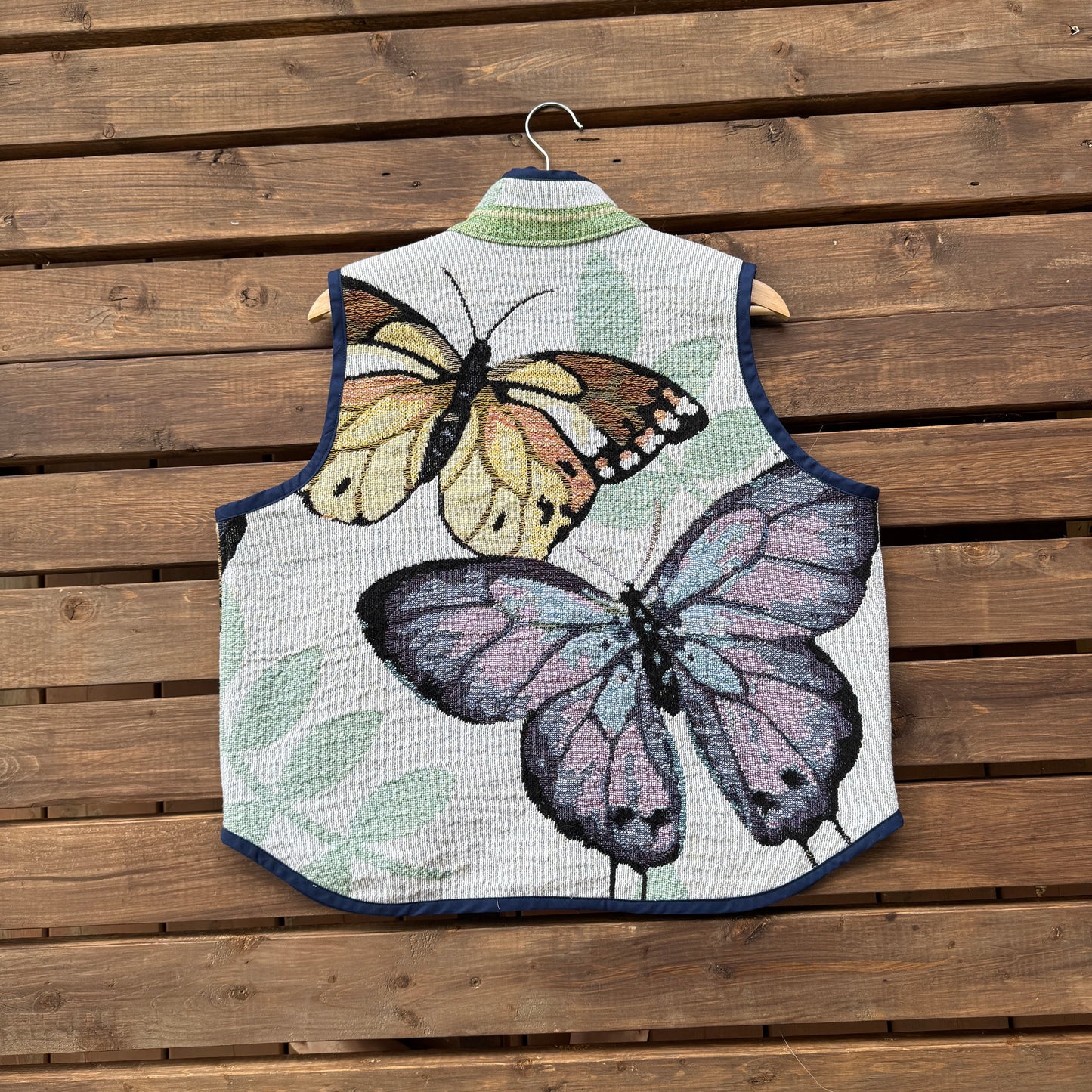Butterfly Tapestry Vest - Size Medium