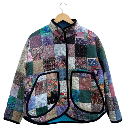 Nostalgia Patchwork Jacket - Size Small