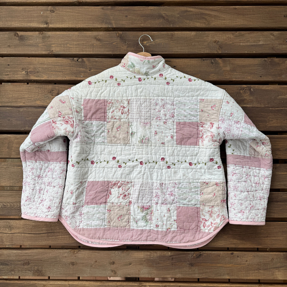 Patchwork Rose Jacket - Size Medium