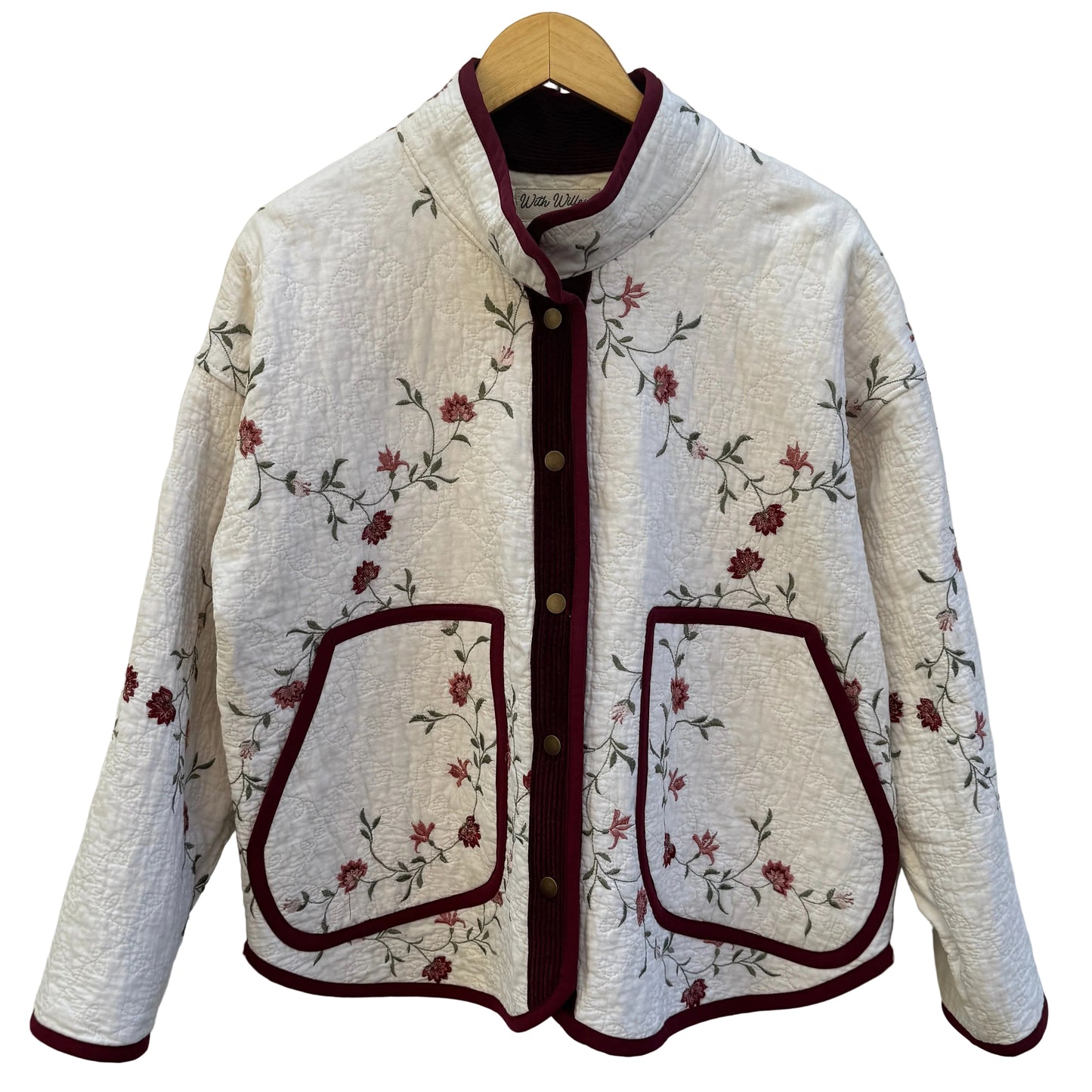 Burgundy Vine Jacket - Size Large