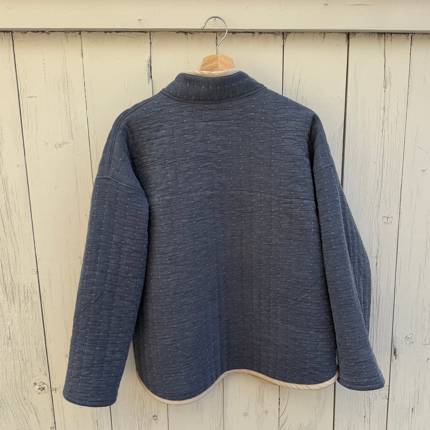 Indigo Stitch Jacket - Size Large