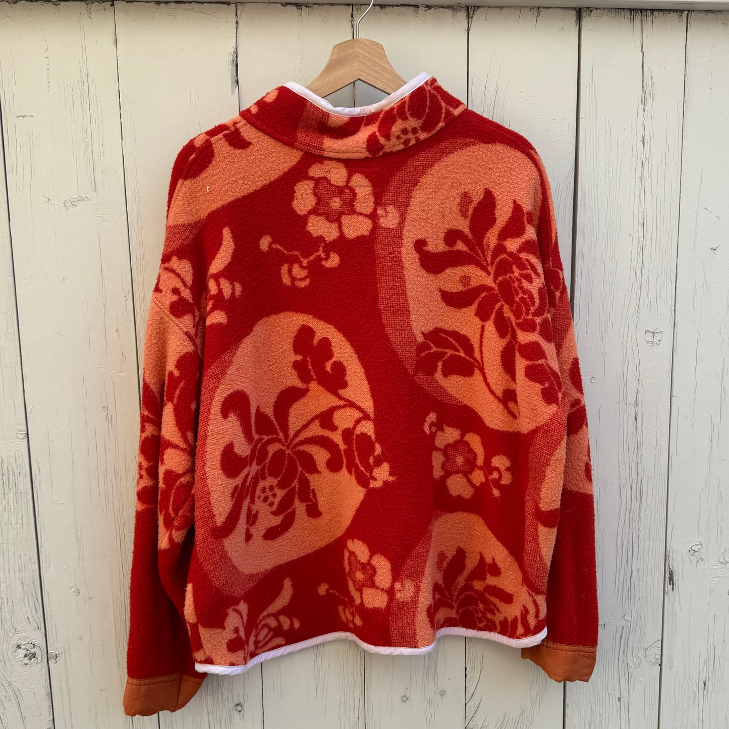 Retro Sunset Blanket Jacket - Size Large