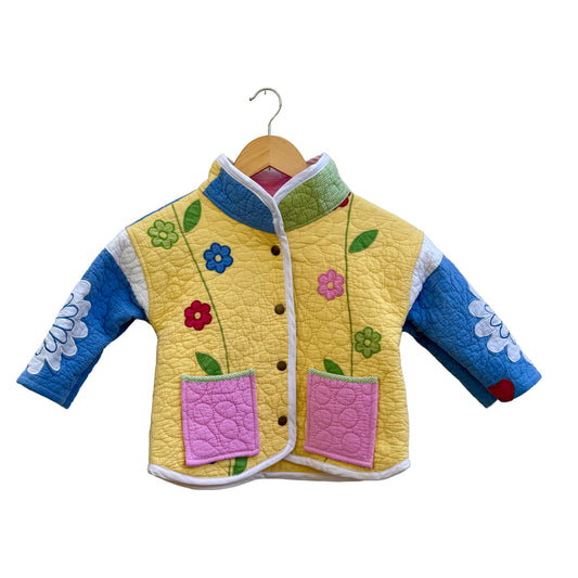 Garden Party Kids Quilt Jacket - Size 3