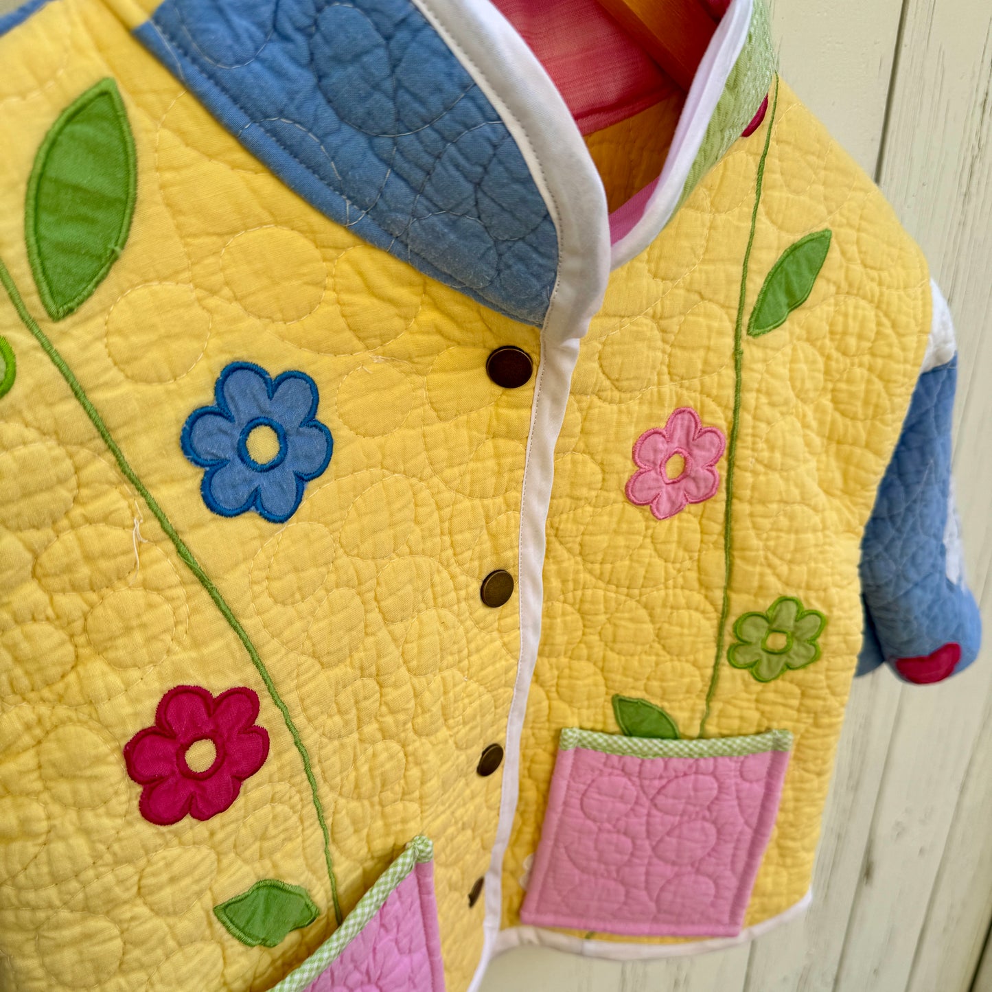 Garden Party Kids Quilt Jacket - Size 3