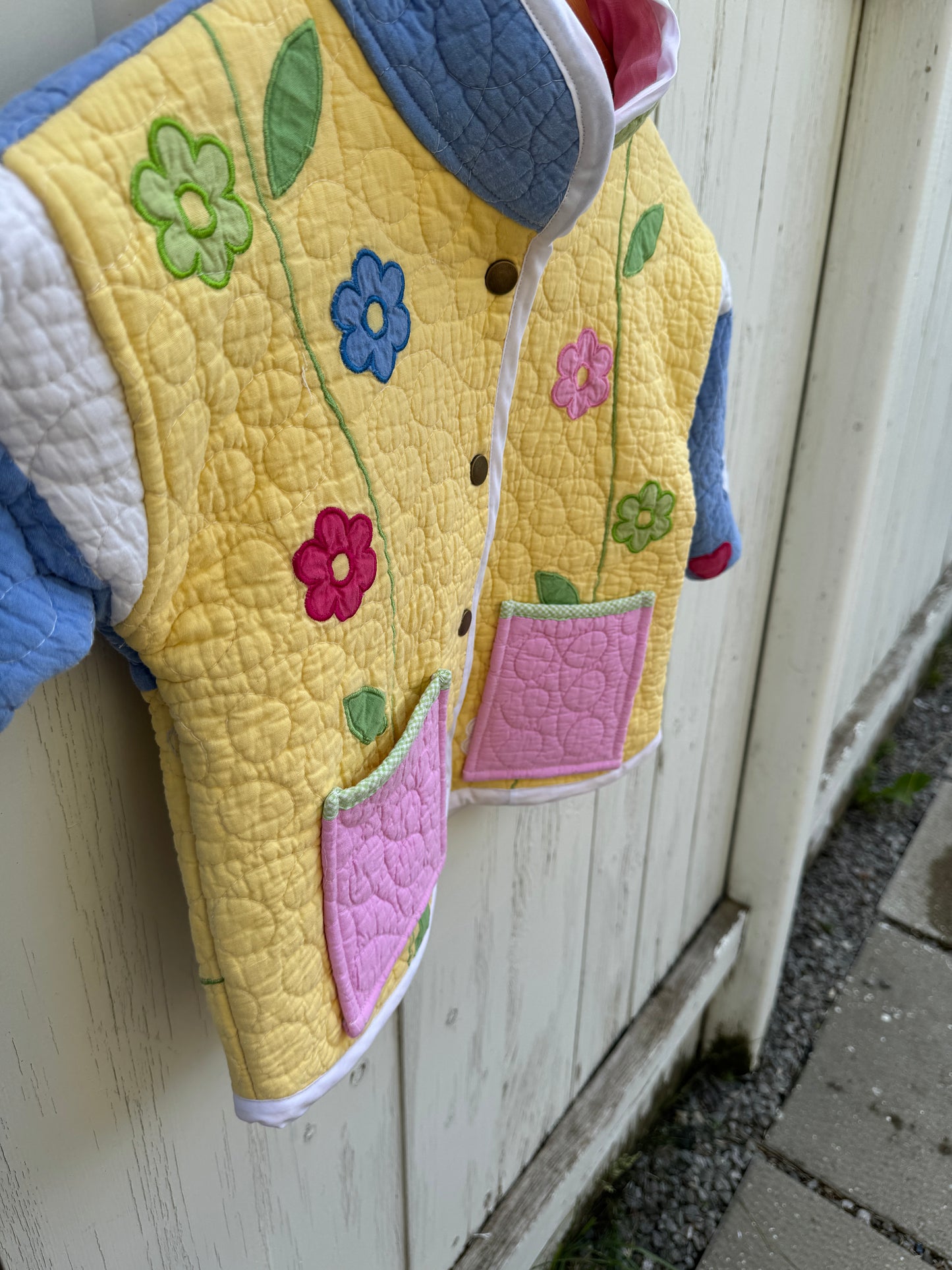 Garden Party Kids Quilt Jacket - Size 3